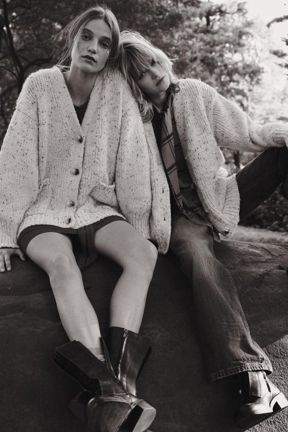 Oversize Pullover Roter Pullover Damen Zara Damen XXL-Pullover ZARA