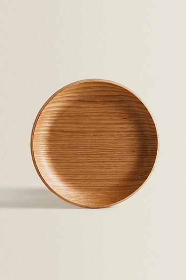 WOODEN COASTER (UNIT) - Light beige by Zara