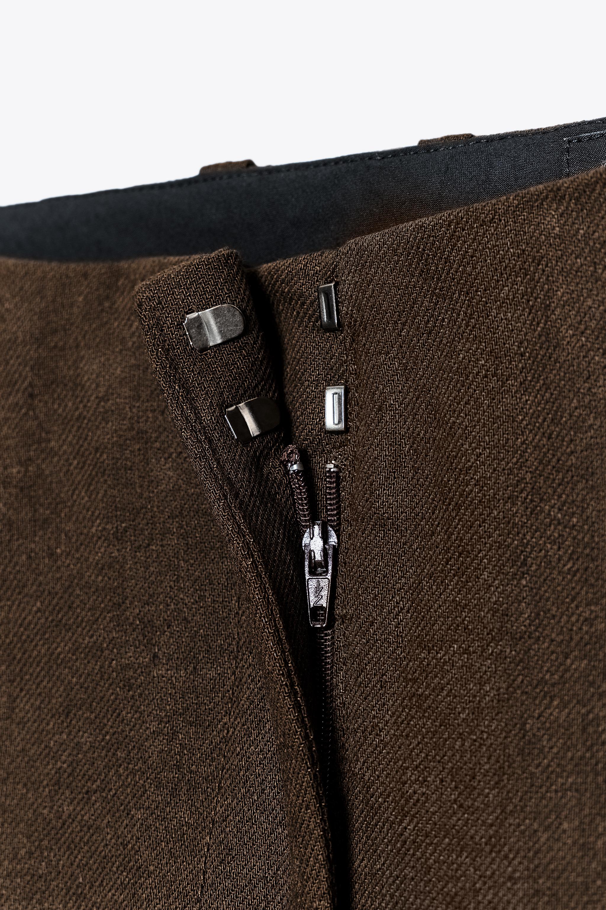 BERMUDE LUNGI AMETEC IN ZW COLLECTION - Ciocolatiu | ZARA