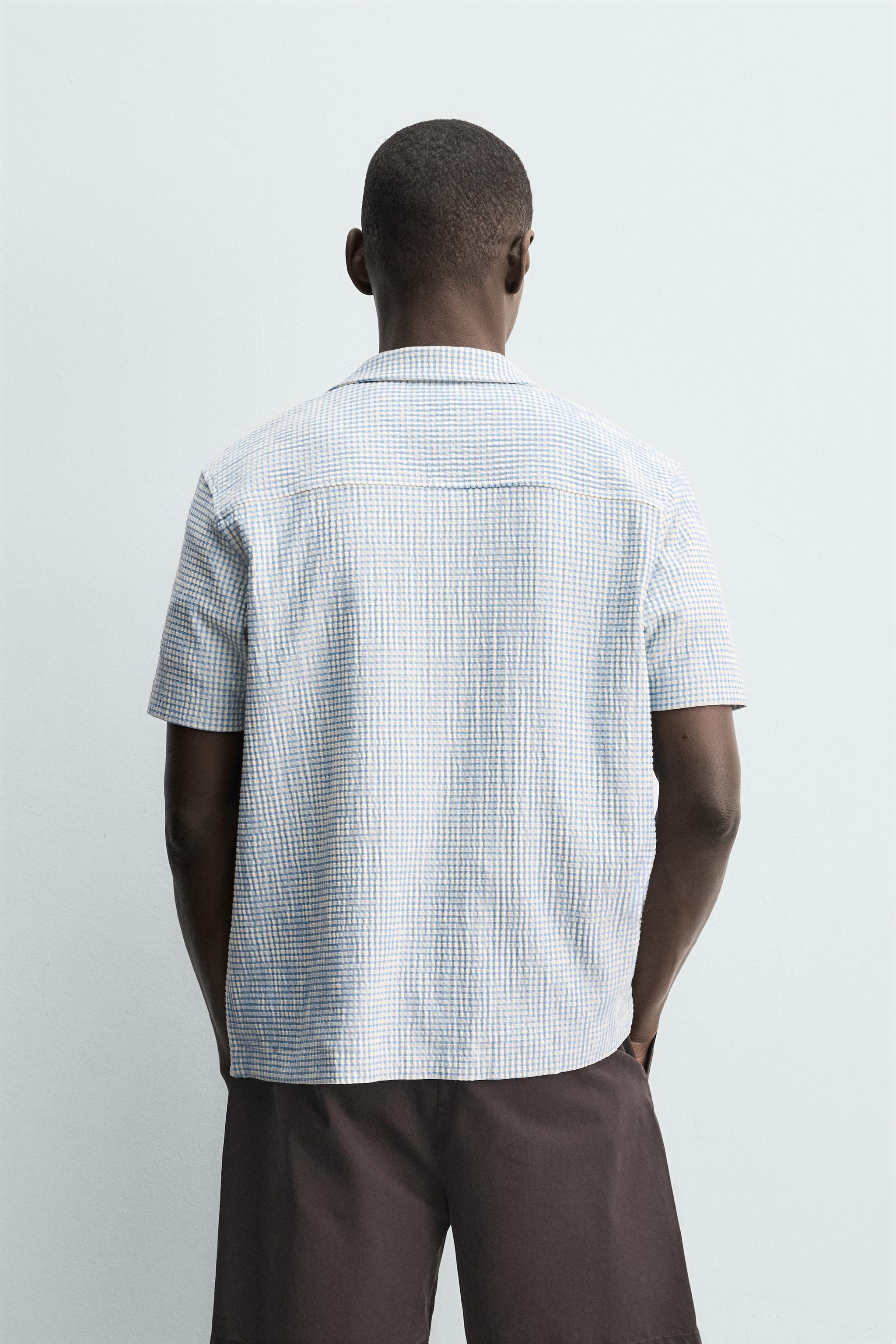 CHEMISE REGULAR FIT SEERSUCKER