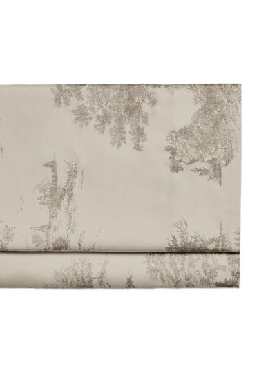 TOILE DE JOUY SATEEN FLAT SHEET – Világosszürke a ZARA-tól