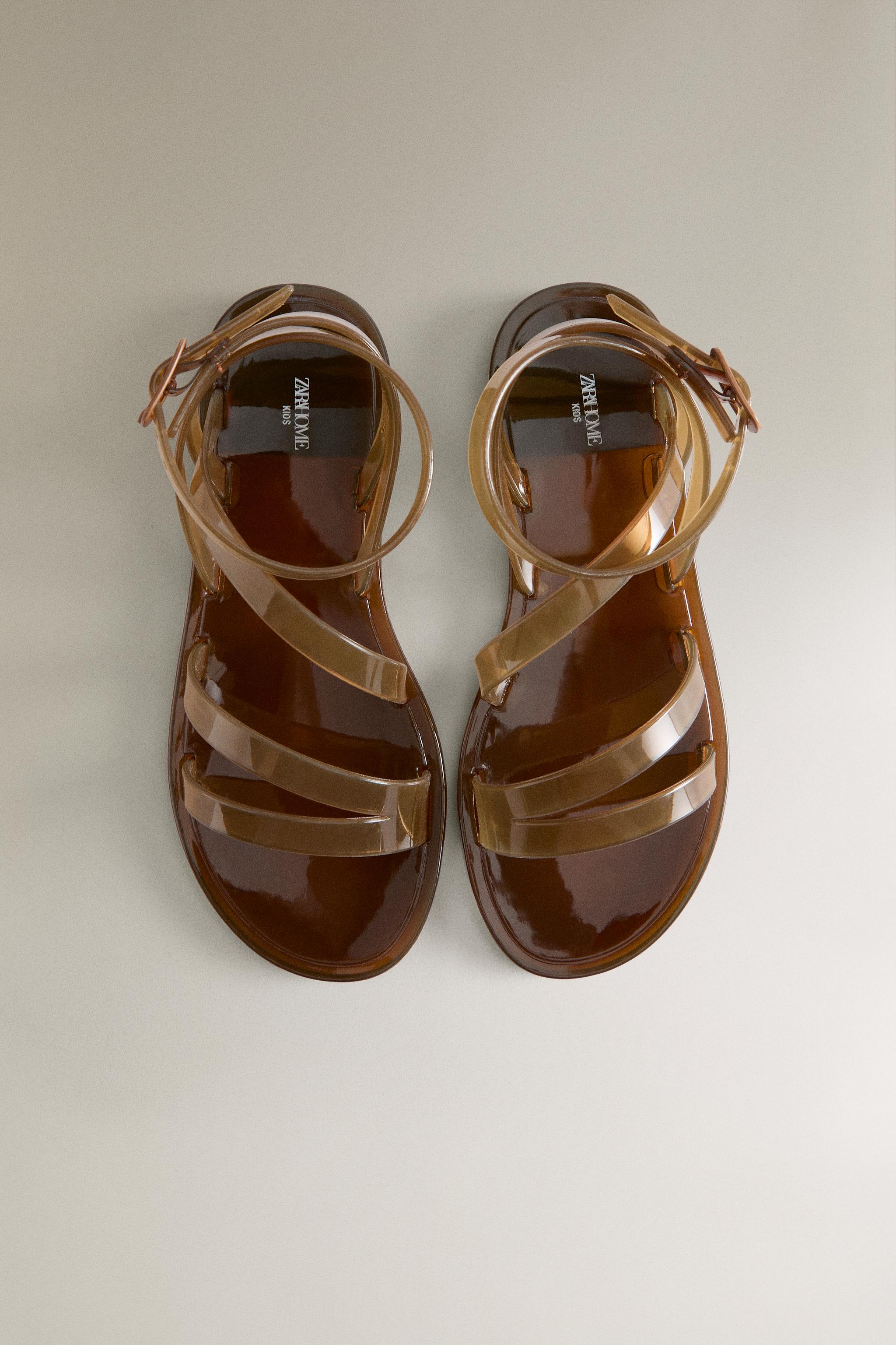 Детские сандалии Zara KIDS' JELLY STRAP SANDALS — фото 3