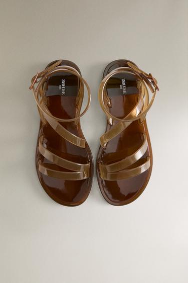 Sandales enfant jelly à brides - Marron de Zara - Image 2