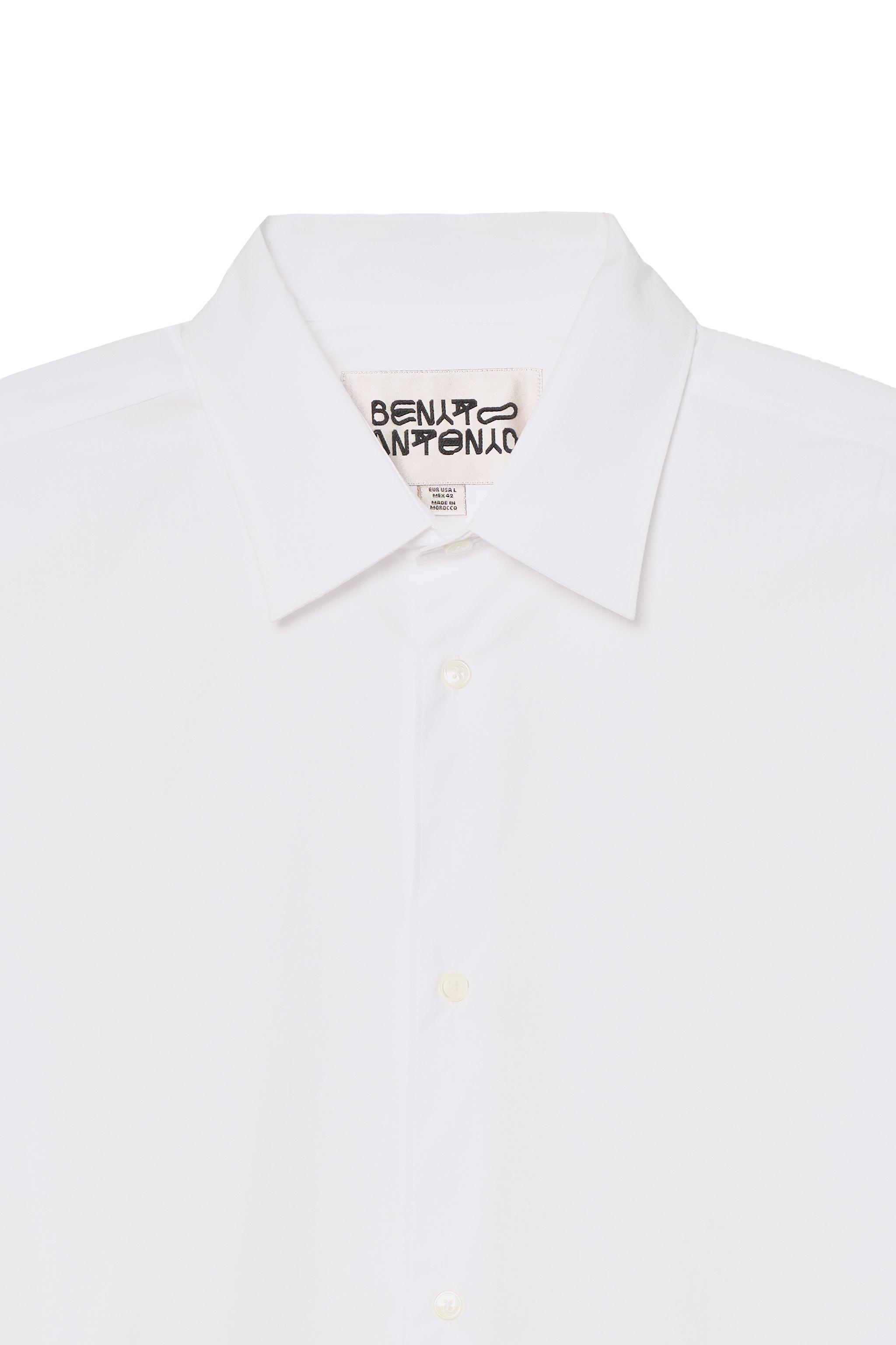 Zara REGULAR FIT PAMUKLU POPLİN GÖMLEK görsel 4