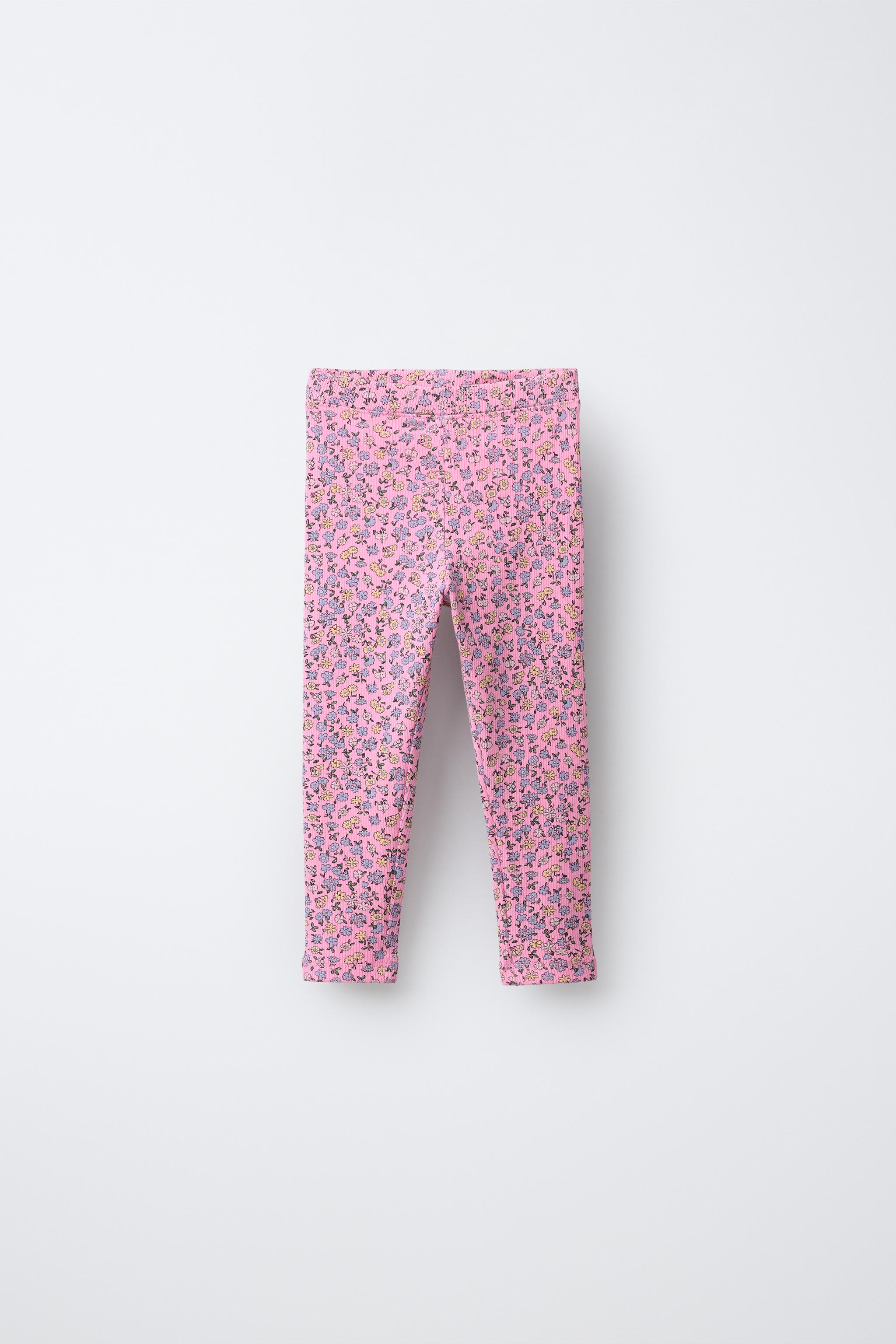 PRINTED LEGGINGS - Chalk pink | ZARA United States