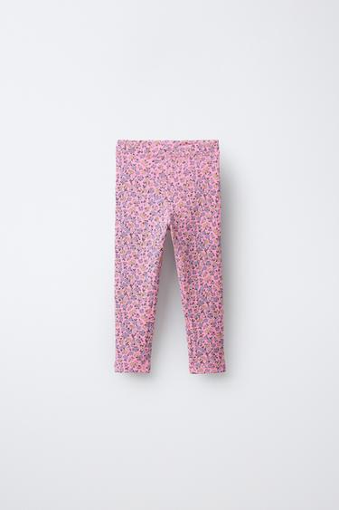 PRINTED LEGGINGS - Chalk pink by Zara