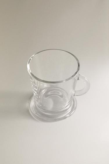 TRANSPARENT GLASS CAPPUCCINO CUP -  by Zara - Image 2
