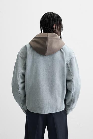 TEXTURED STRIPE JACKET - striped by Zara - Image 2