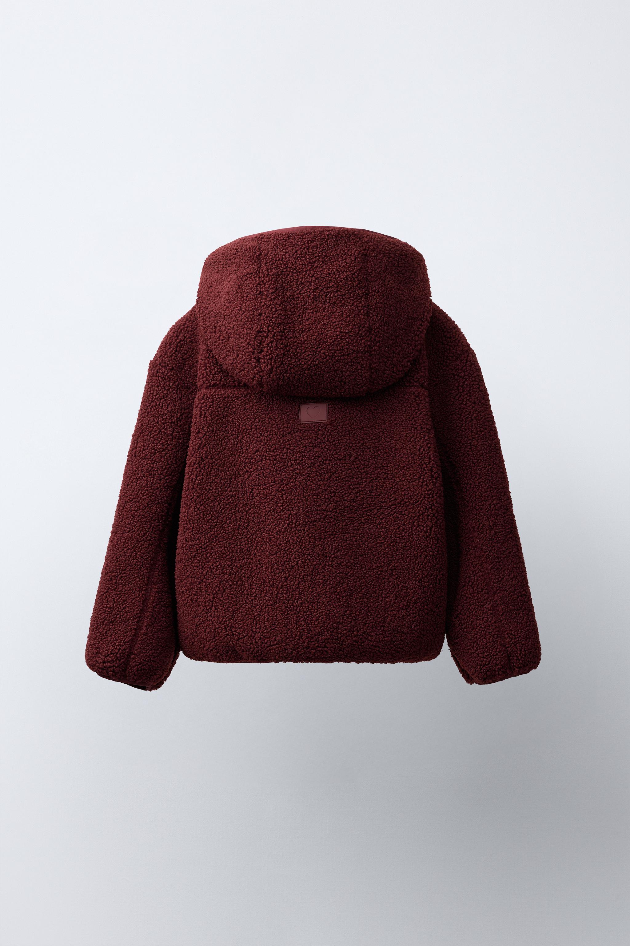 BLOUSON CAPUCHE EFFET MOUTON