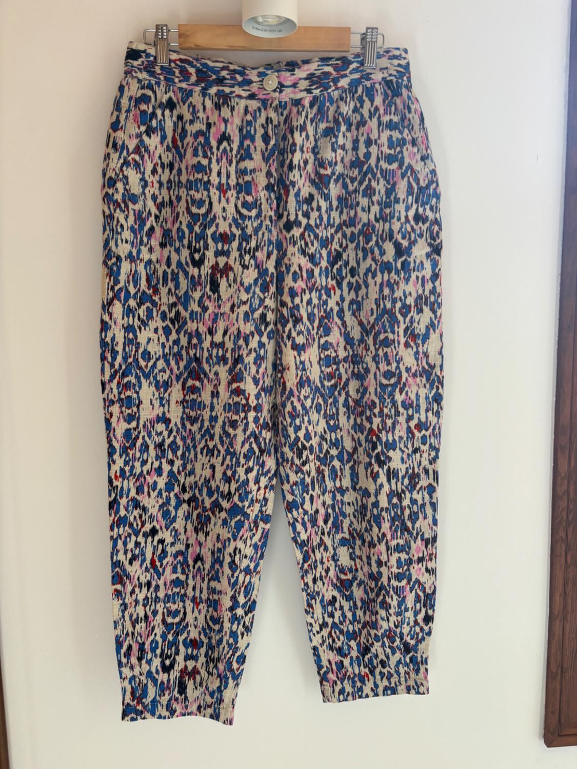 SLOUCHY PRINTED TROUSERS