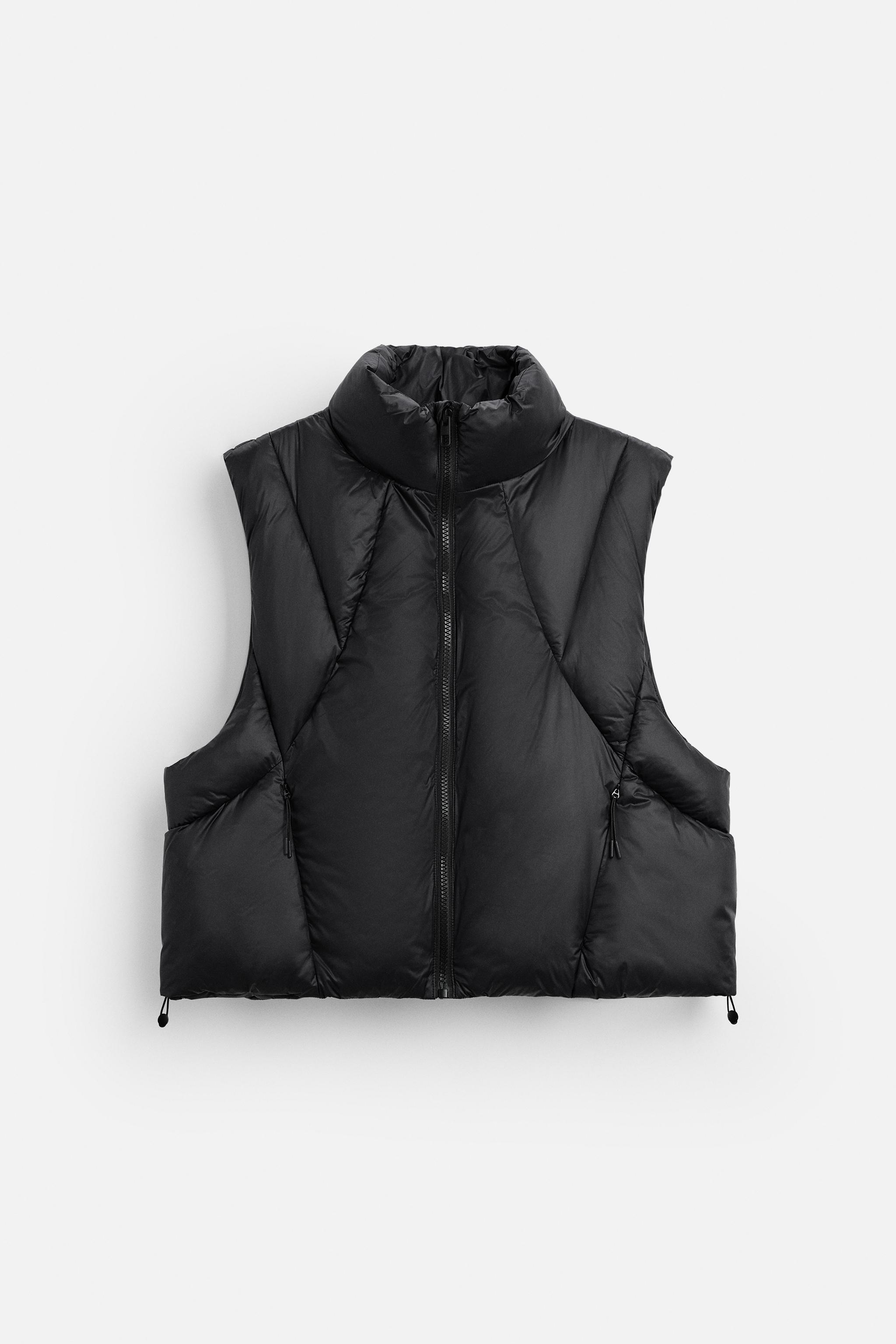 Cheapest NWT Zara cropped vest black