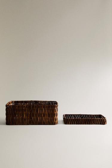 RECTANGULAR HAMPERS - Brown by Zara
