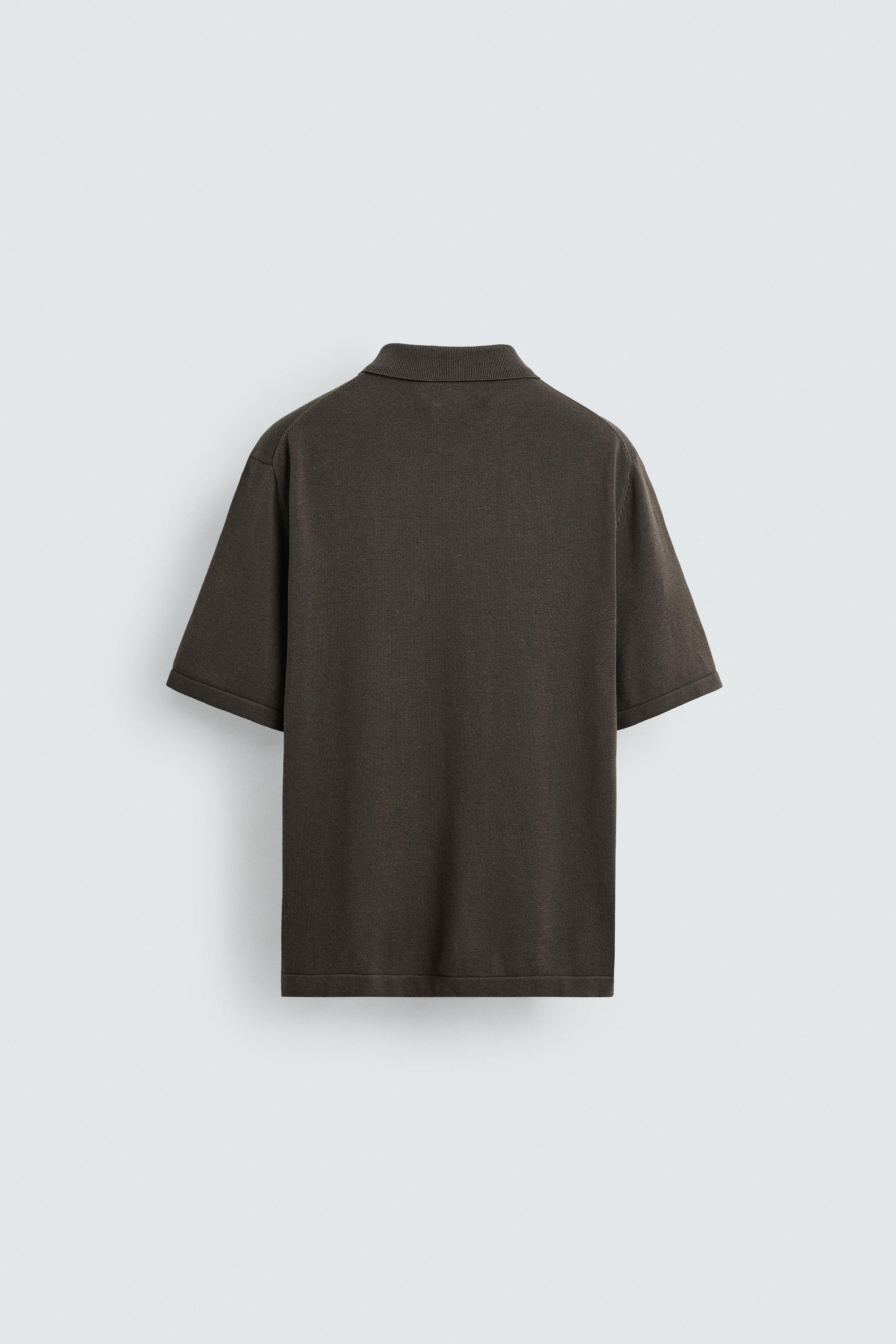 POLO EN MAILLE MÉLANGE DE COTON