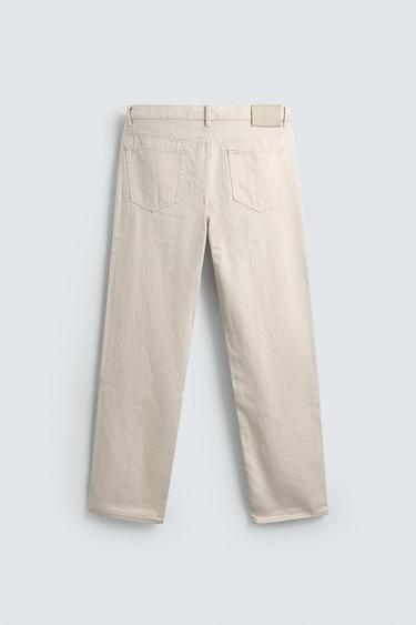 JEAN COUPE DROITE - Blanc cassé de Zara - Image 7