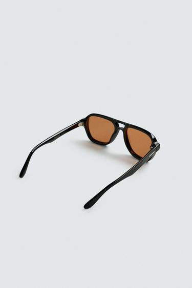 LUNETTES DE SOLEIL CARRÉES - Noir de Zara - Image 4