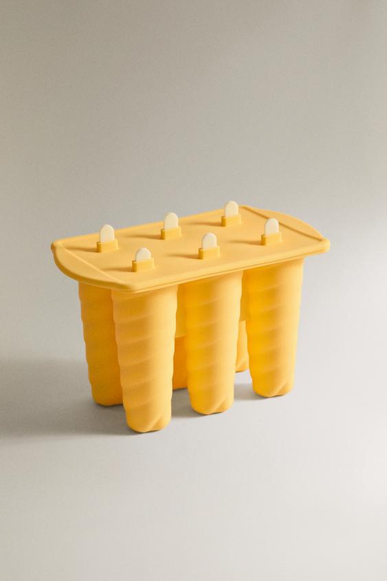 MOULE À 6 GLACES EN SILICONE - Jaune pastel de Zara - Image 0