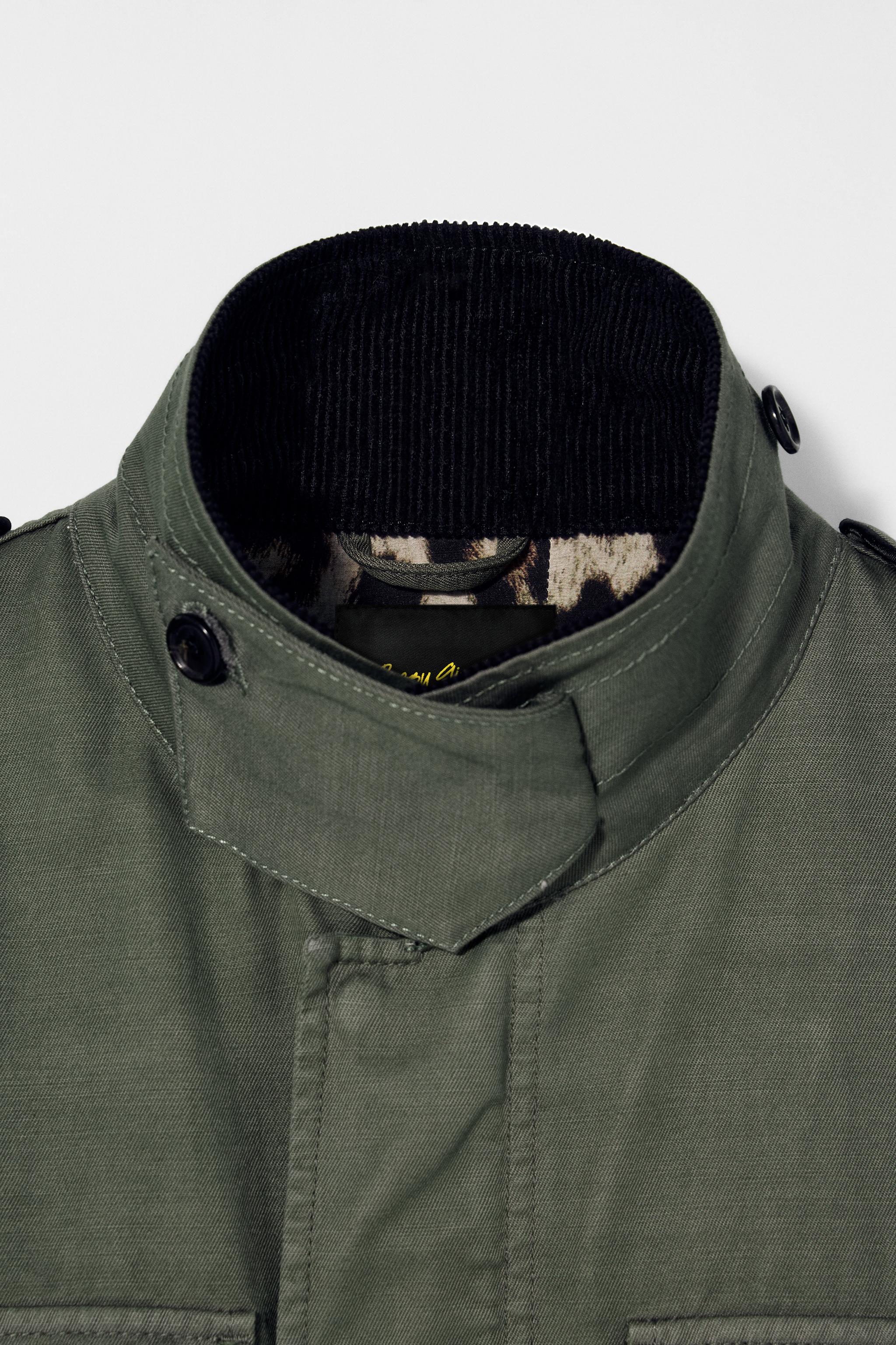 【ZARA×Bobby Gillespie】ウォッシュドパーカー 1300/345/505 WASHED PARKA BOBBY GILLESPIE X ZARA - Khaki | ZARA Spain