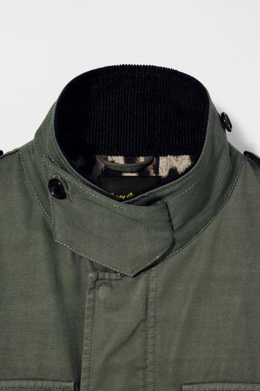 PARKA DÉLAVÉE BOBBY GILLESPIE X ZARA - Kaki de Zara - Image 3