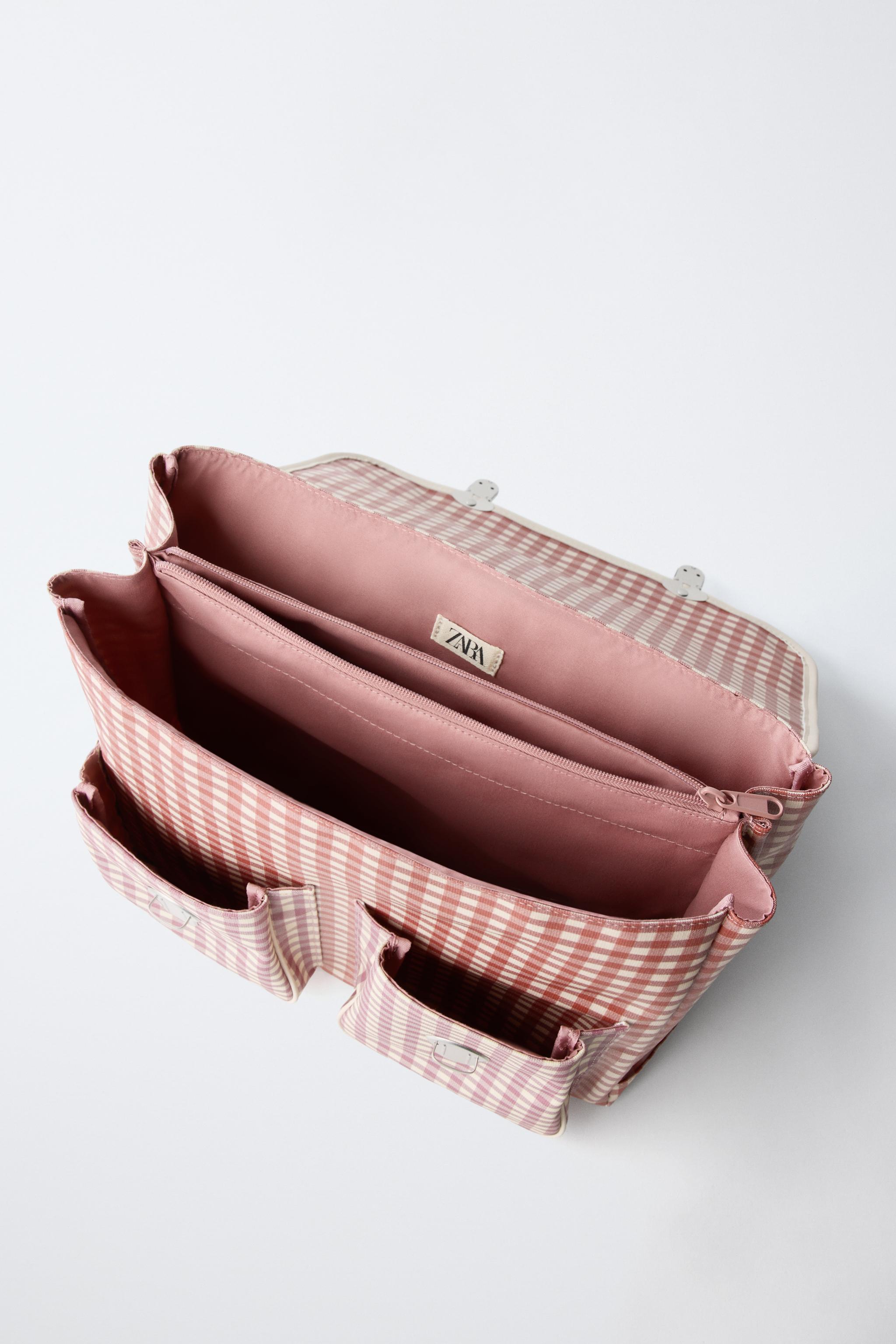 GINGHAM SATCHEL BACKPACK