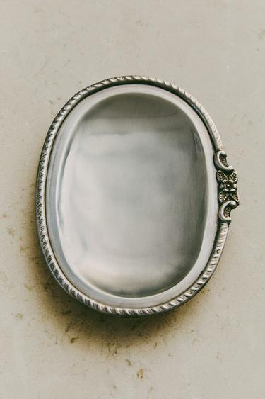 PORTE-SAVON DE BAIN OVALE EN MÉTAL - Argent de Zara - Image 4