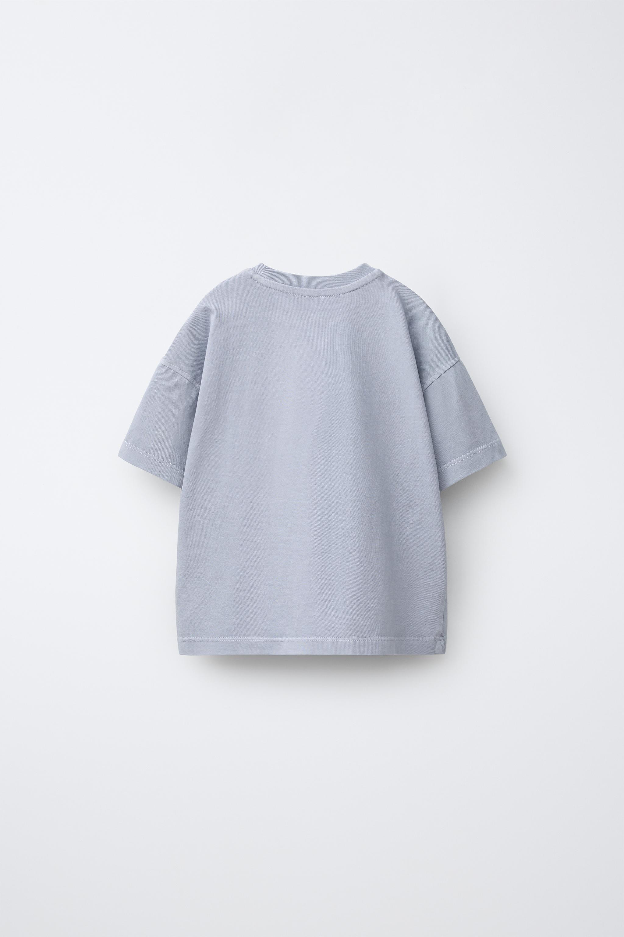 PLAIN T-SHIRT — Pearl gray