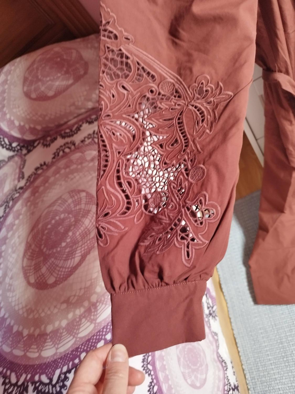 LIMITED EDITION EMBROIDERED POPLIN DRESS - Image 3