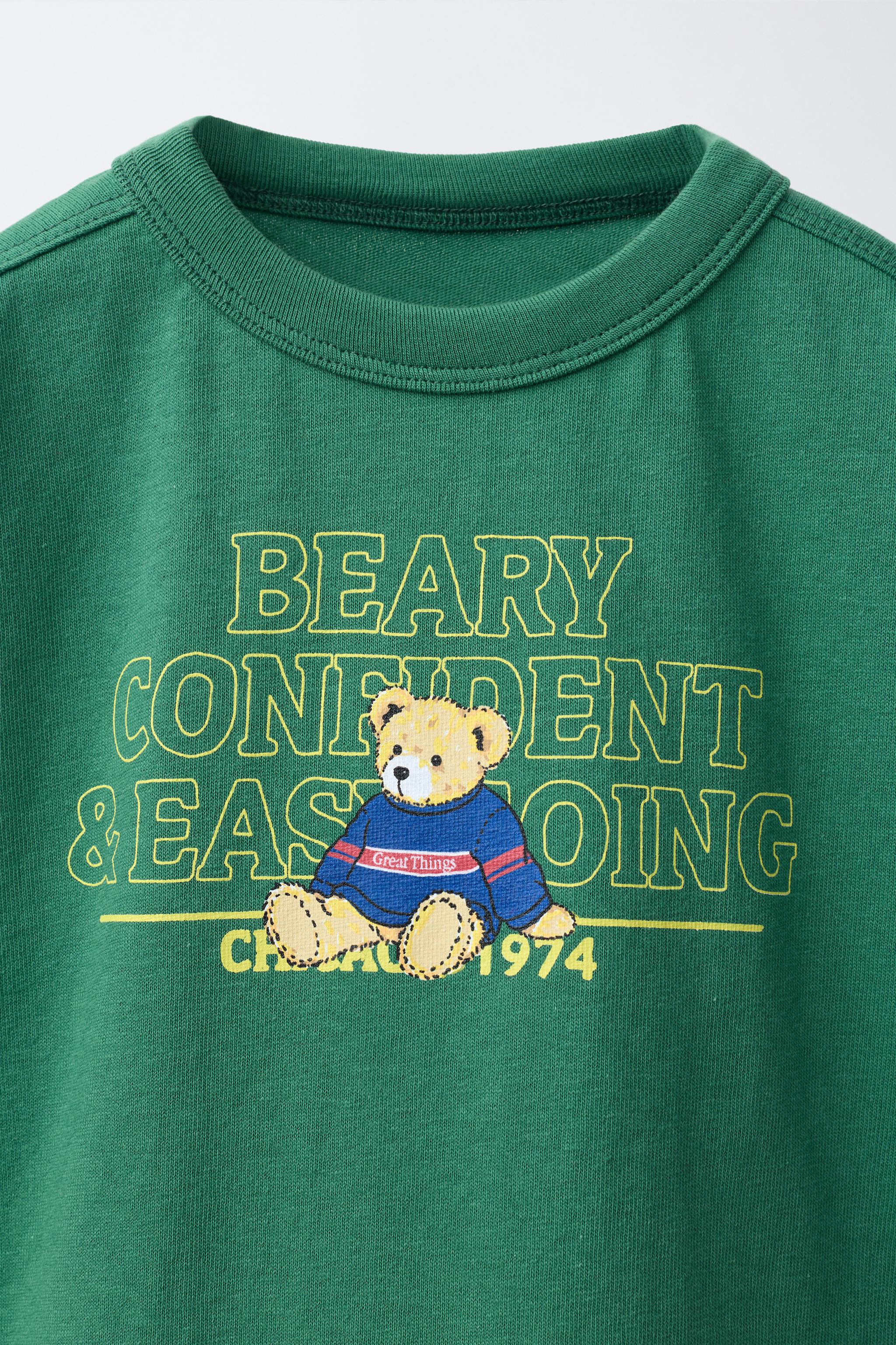 BEAR PRINT T-SHIRT