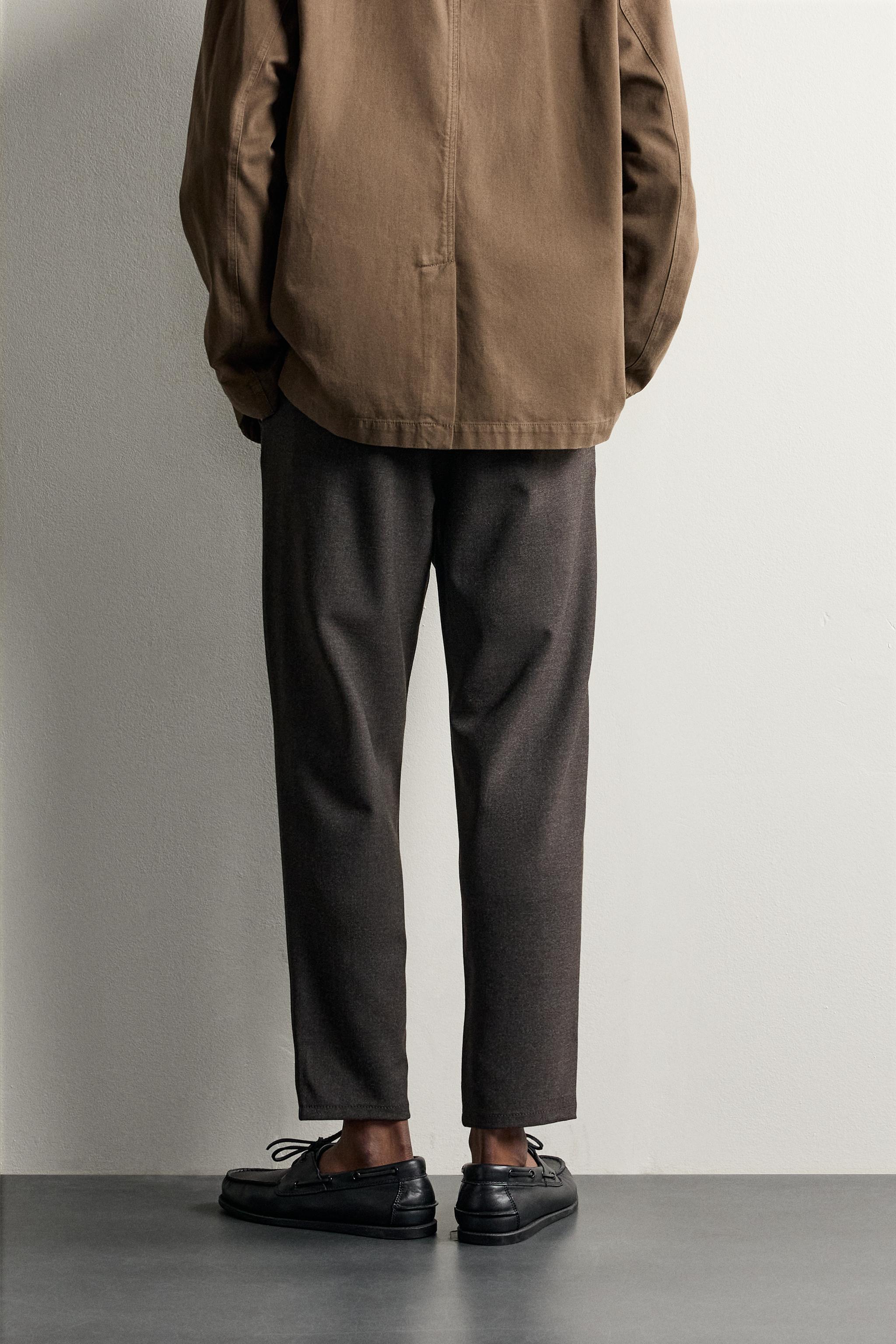 COMFORT STRUCTURED CHINO PANTS