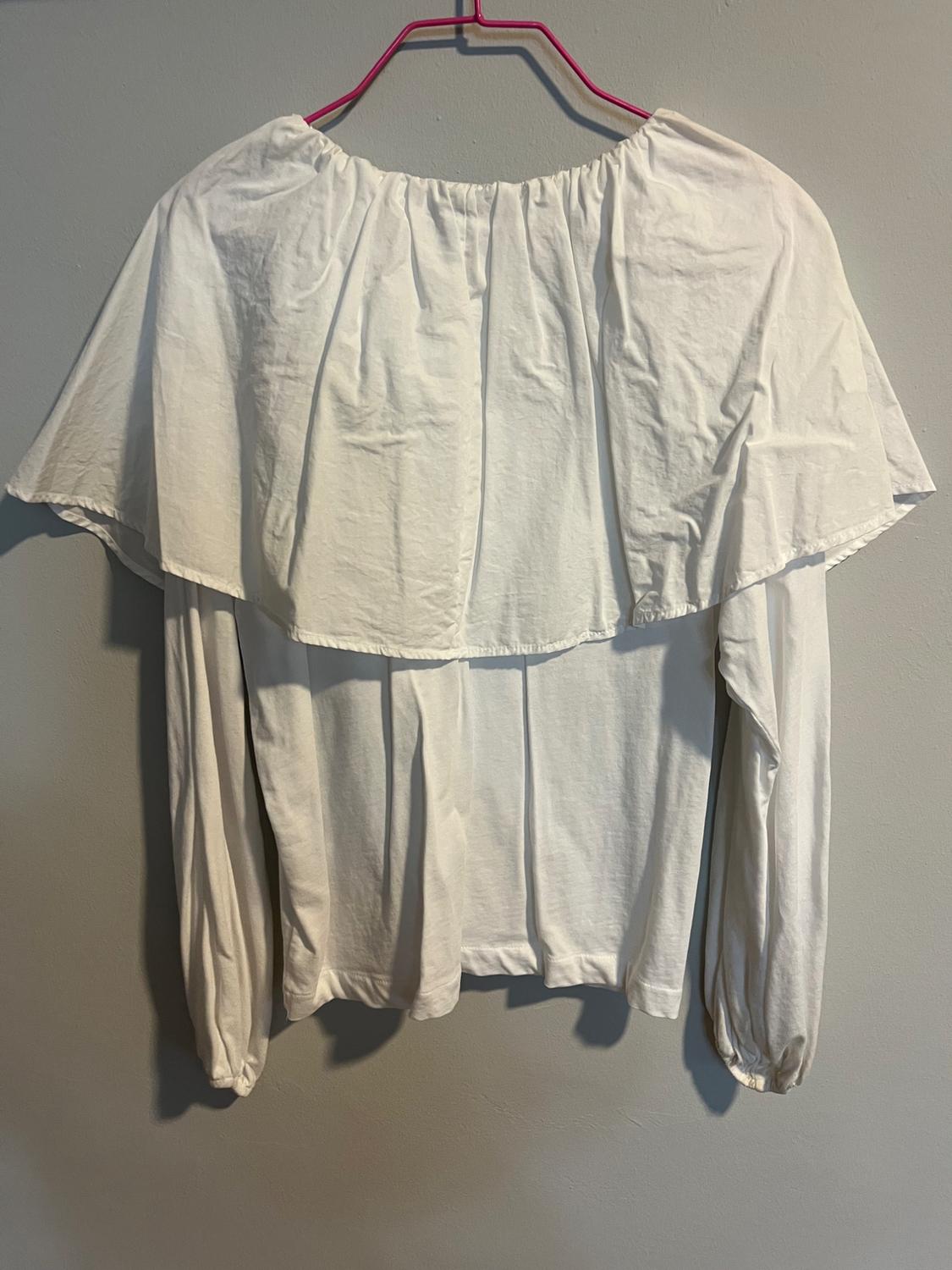 CONTRAST POPLIN TOP - Image 3