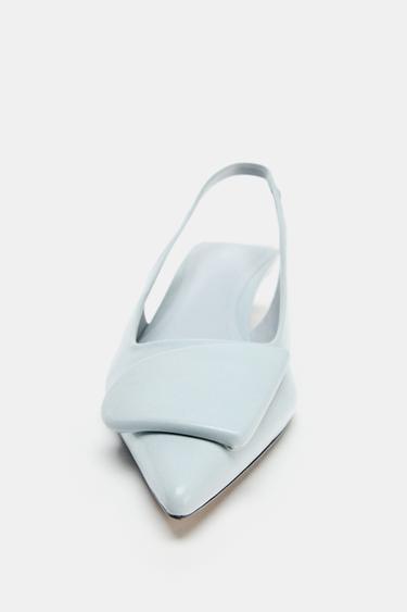 CHAUSSURES OUVERTES À L'ARRIÈRE DÉCOR - Bleu clair de Zara - Image 5