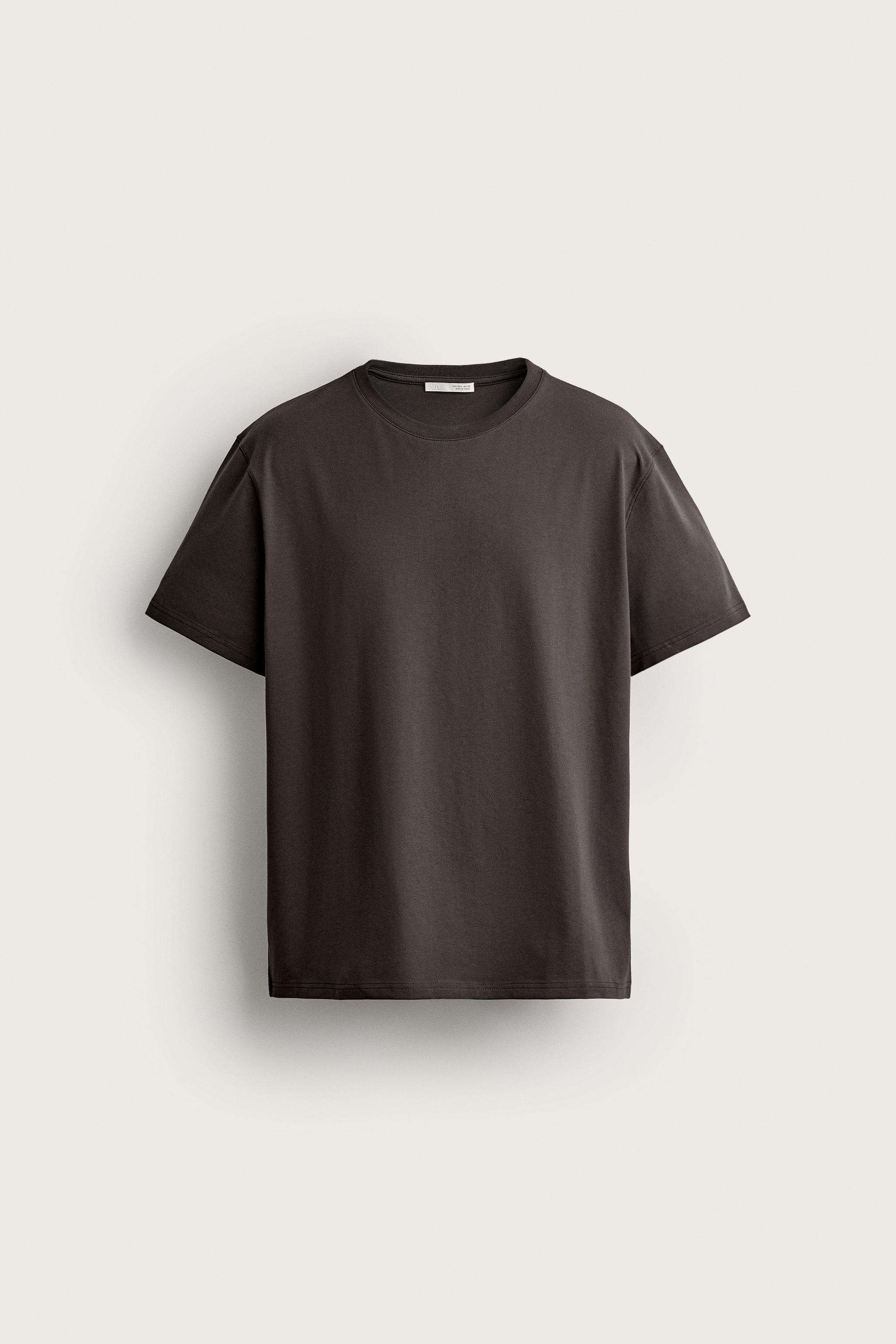 BASIC MEDIUM WEIGHT T-SHIRT /02 — Dark brown