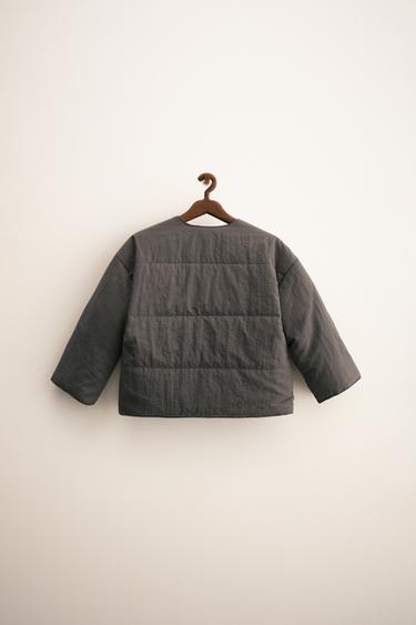 WATER-REPELLENT JACKET - Grey by Zara - Image 1