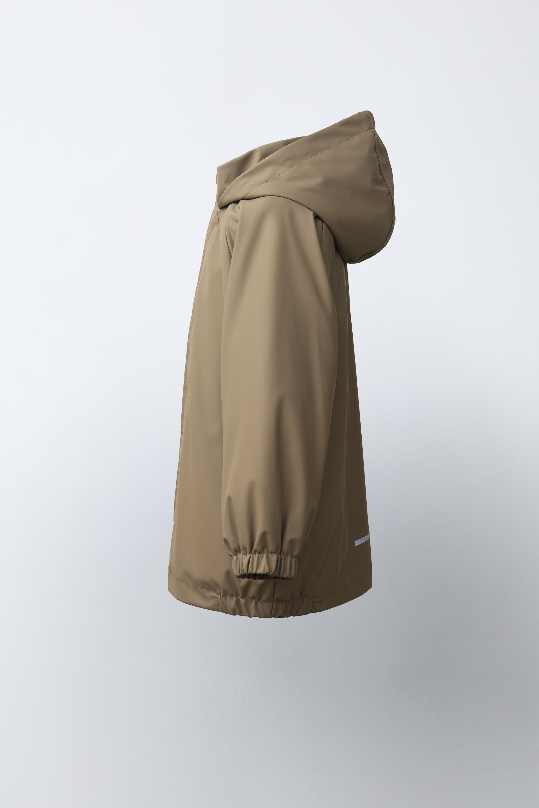 Детские куртки Zara RUBBERIZED WATER REPELLENT RAINCOAT — фото 4