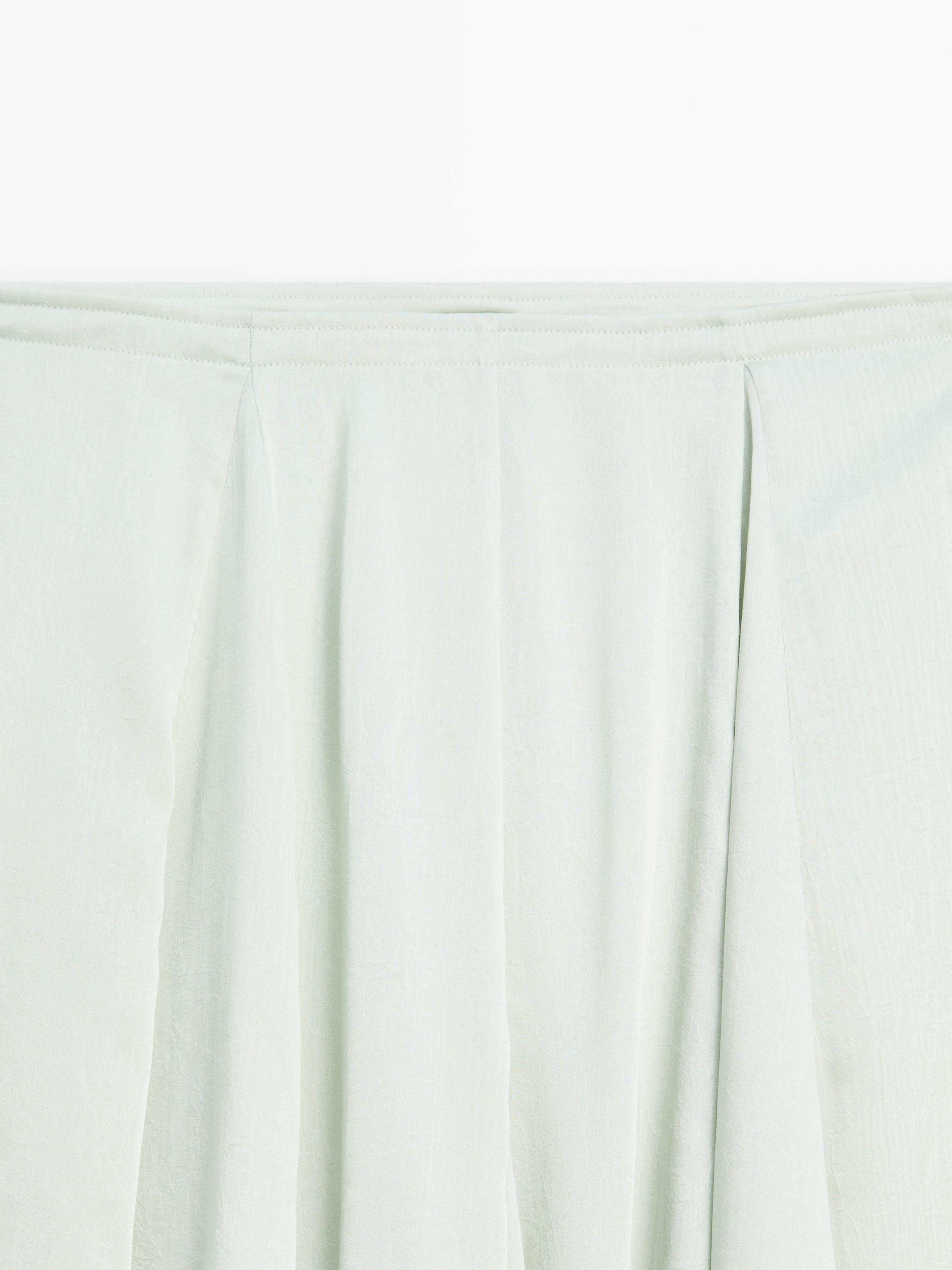 Jupe midi fluide et ample