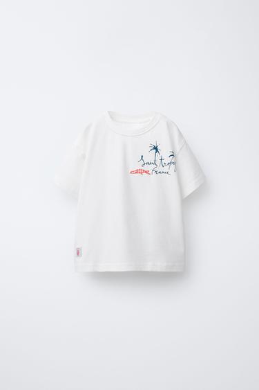 LANDSCAPE PRINT T-SHIRT - White by Zara - Image 0
