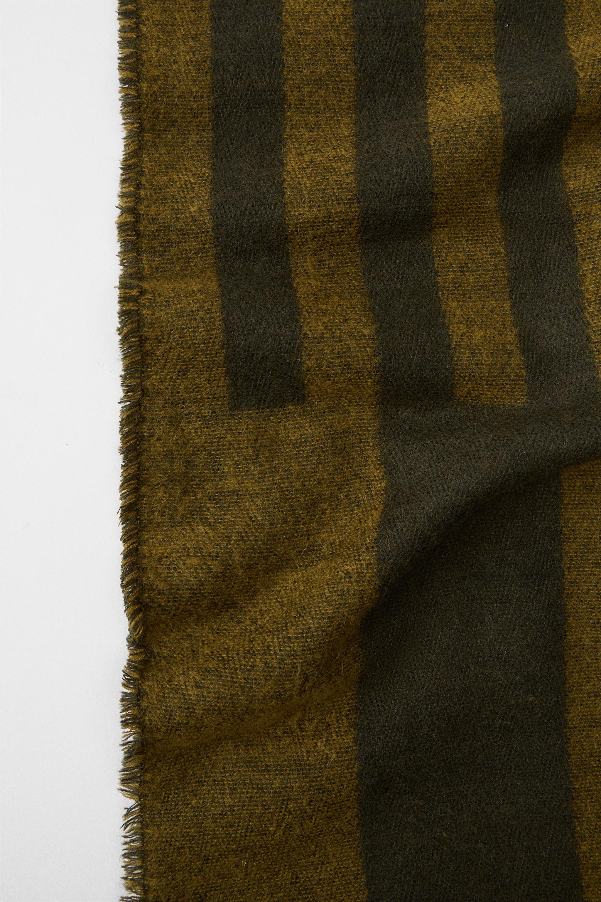 SOFT STRIPED SCARF - Khaki | ZARA United Kingdom