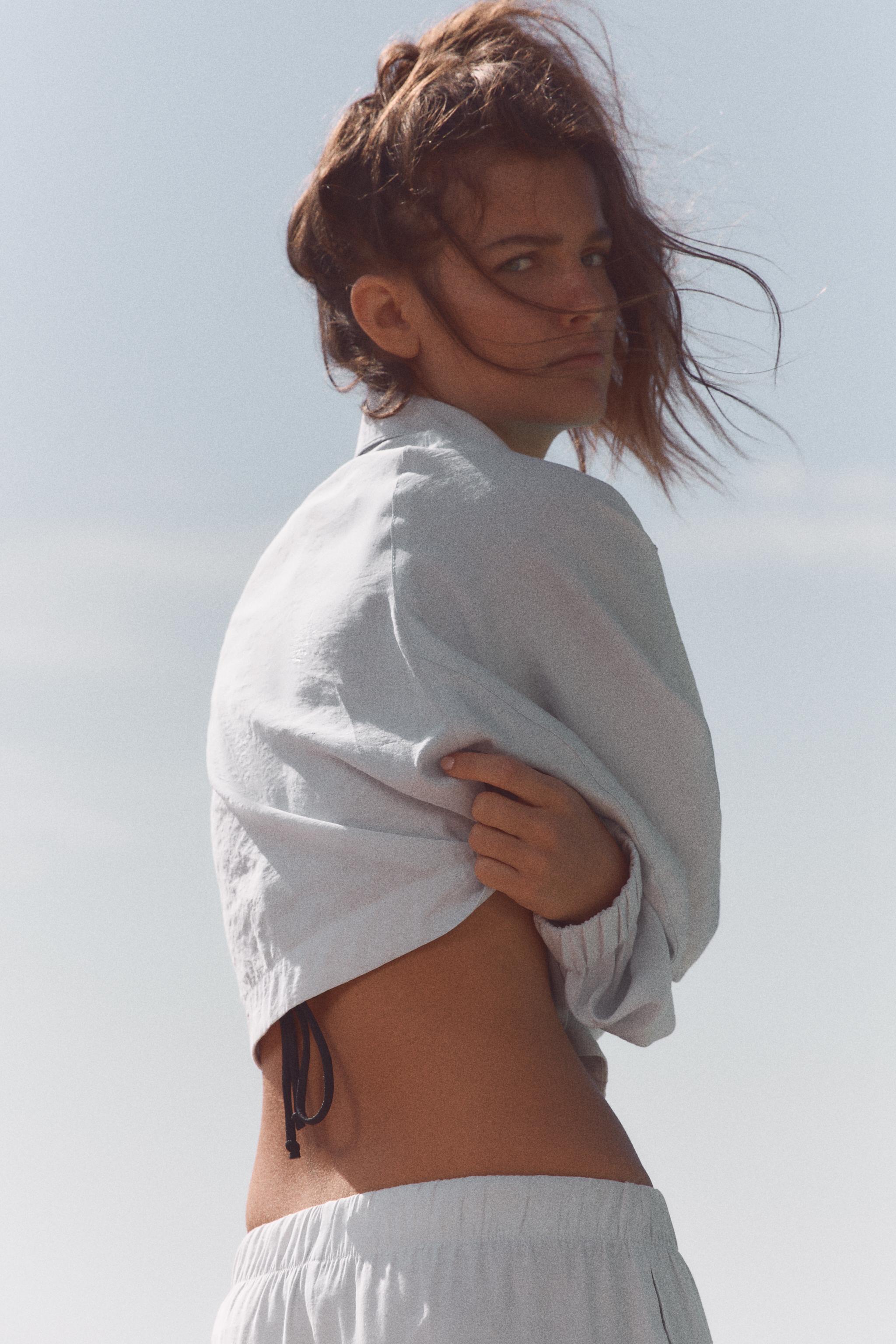 CROP AKICI CEKET - Görsel 6