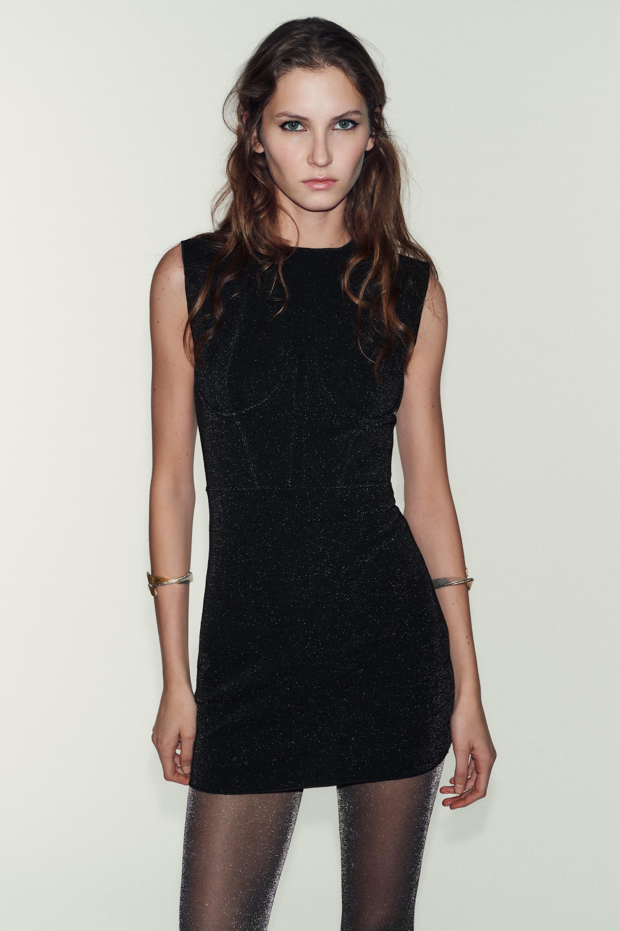 SPARKLY STRETCH SHORT DRESS