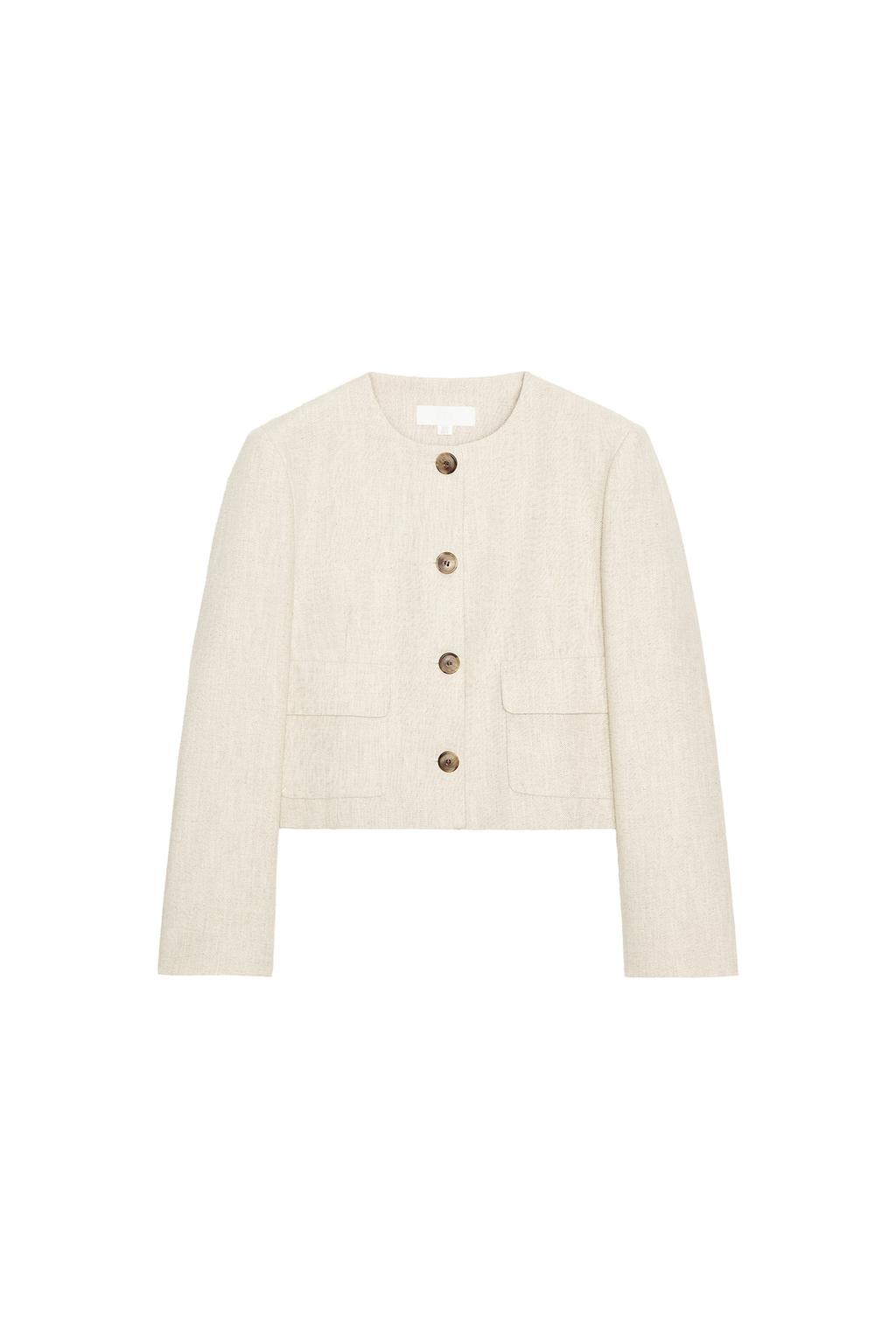 RUSTIC WEAVE BLAZER - image 3