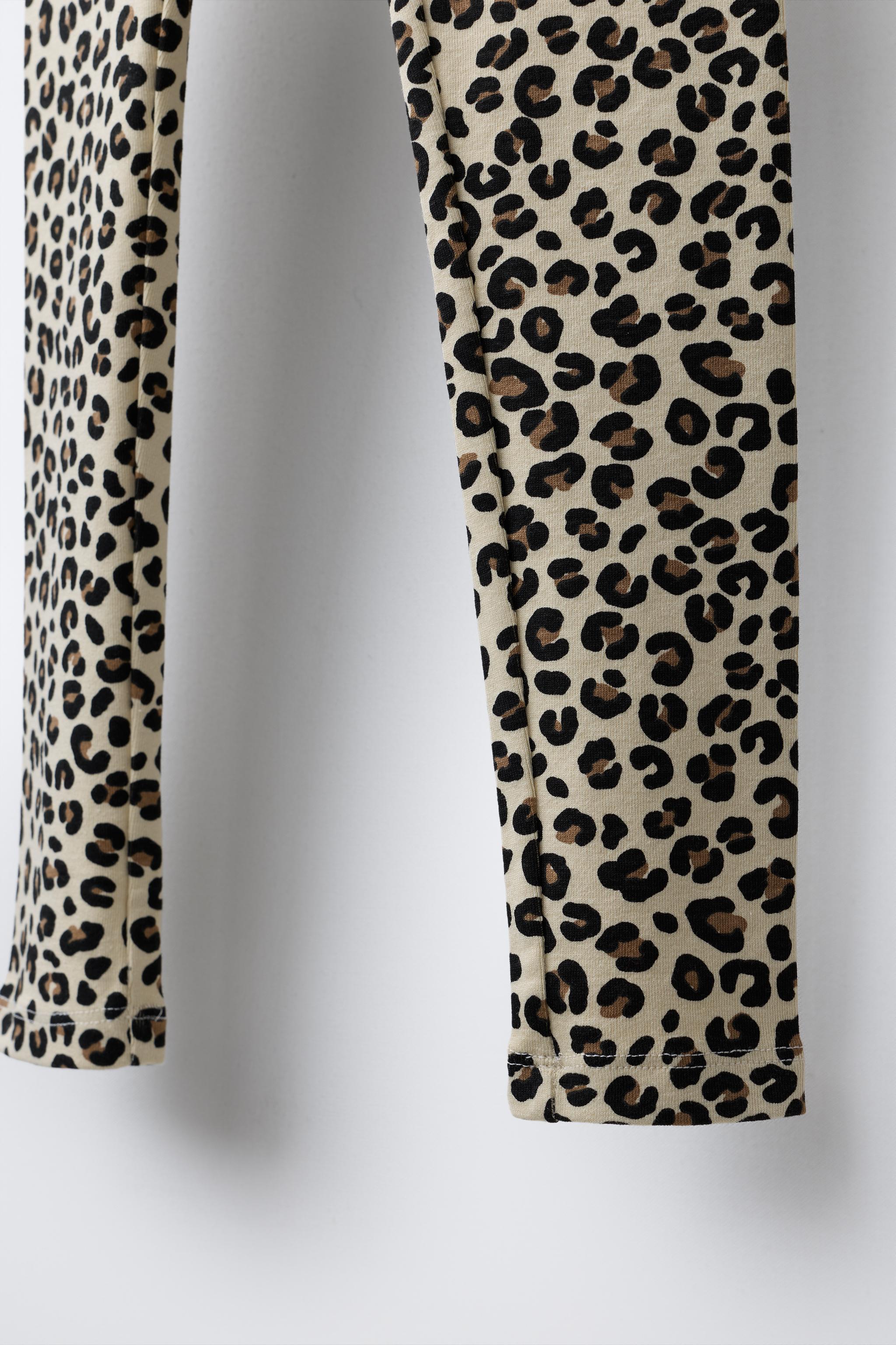 Leggings A Vita Alta, Stampa Animalier Fantasia Leopardata La - Foto 2