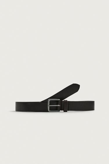 Zara LEATHER BELT - Brown