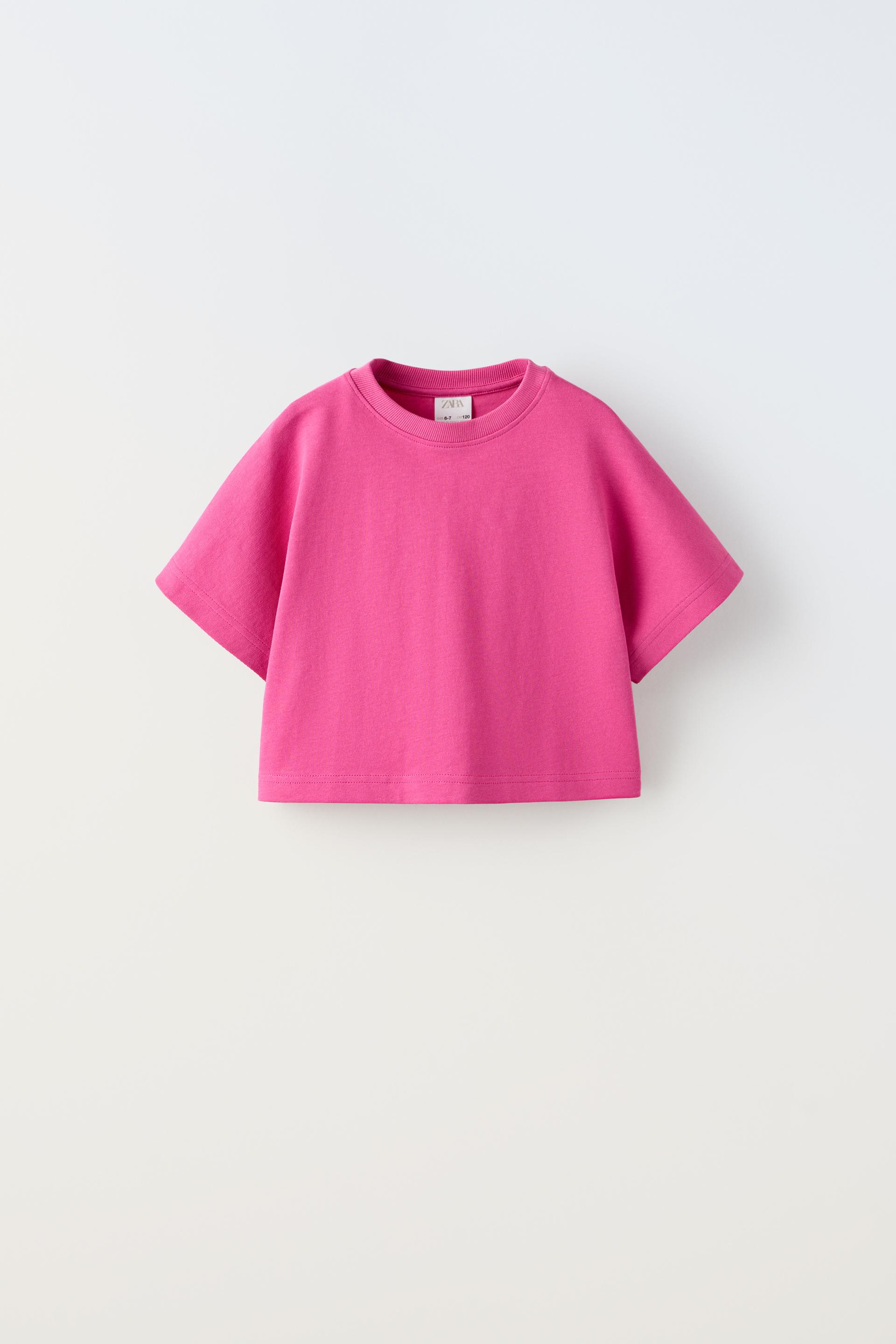 PLAIN T SHIRT Pink ZARA Thailand plain-t-shirt-pink-zara-thailand