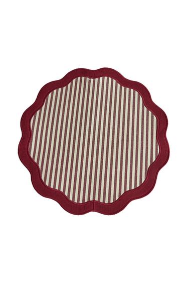 Zara CHRISTMAS STRIPED PLACEMATS (PACK OF 2) - 紅色