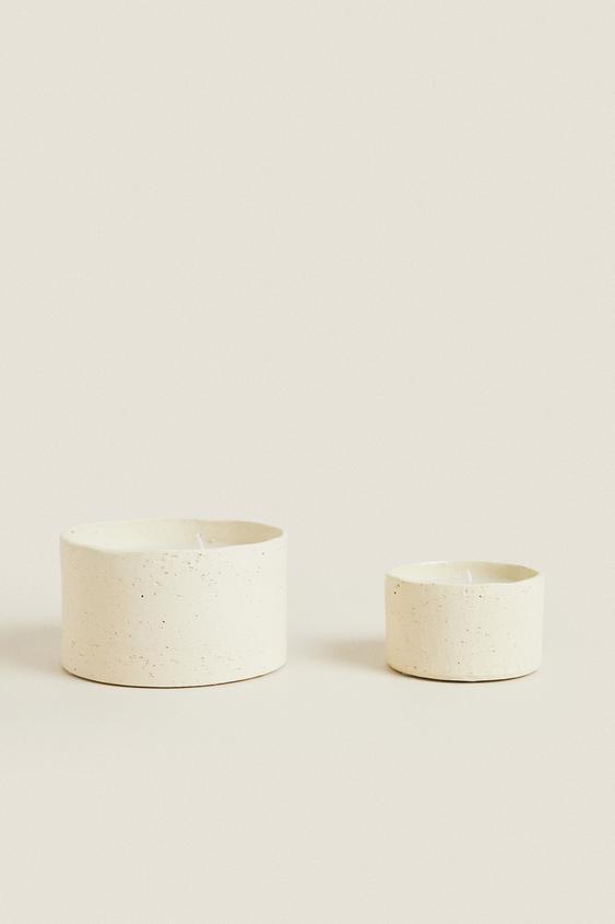 VELA DECORATIVA DE CERÂMICA - Branco da Zara - Imagem 0