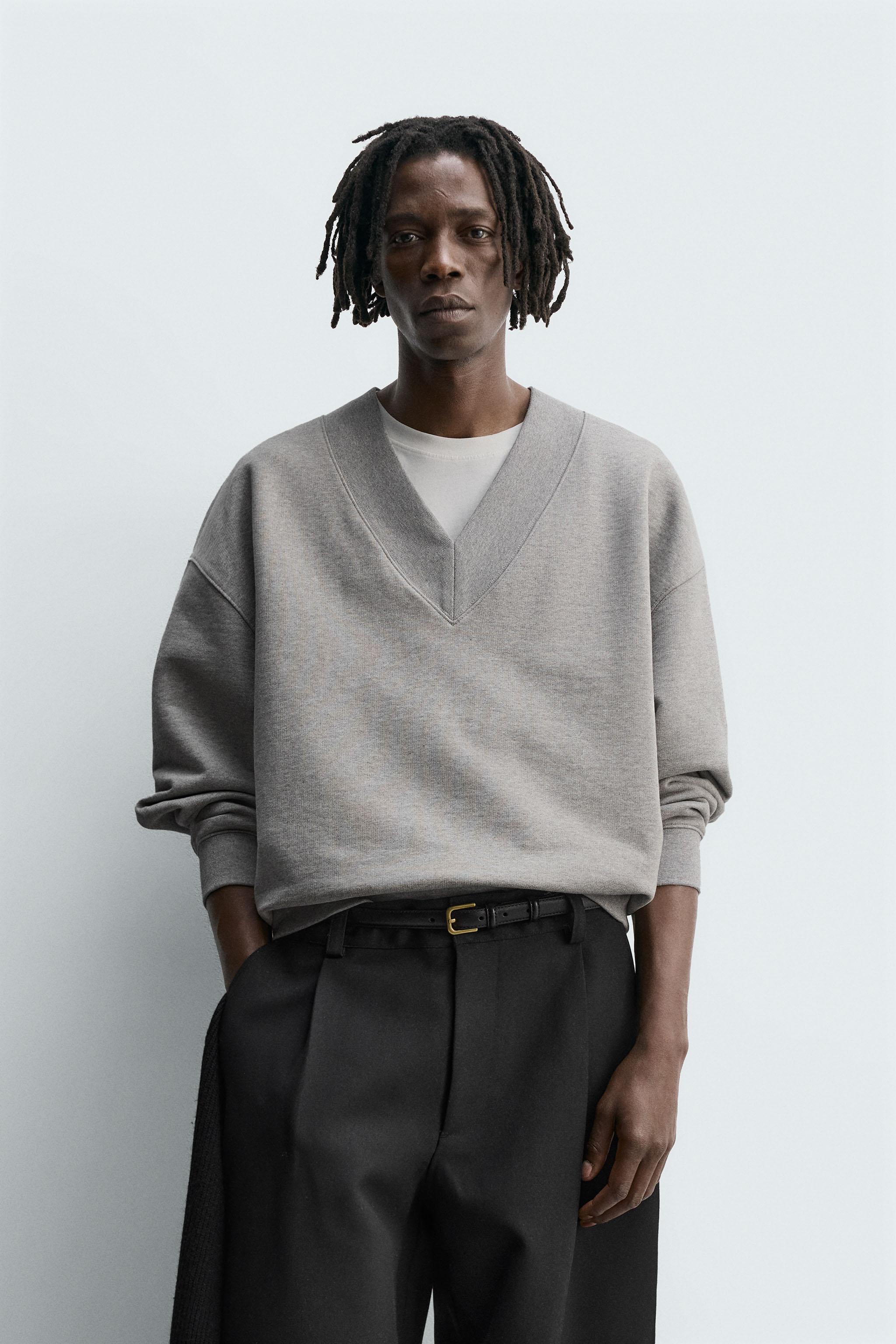 グレー スウェットシャツ メンズグレースウェットシャツ | 最新コレクション | ZARA 日本