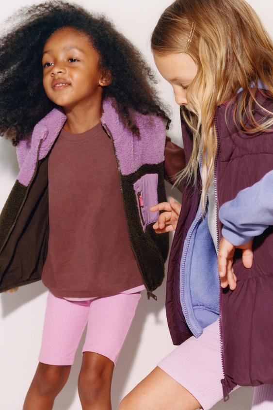 COLOUR BLOCK FLEECE GILET - 936 de Zara - Image 1