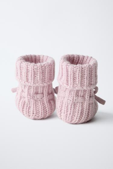 CASHMERE BOOTIES - Pink by Zara - Image 5