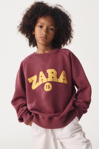 6-14 YEARS/VARSITY 50TH ANNIVERSARY SWEATSHIRT - Dark burgundy by Zara - Image 0