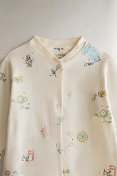 BABY MONSTERS, INC. ©DISNEY/PIXAR FOOTED ROMPER — Light beige 2