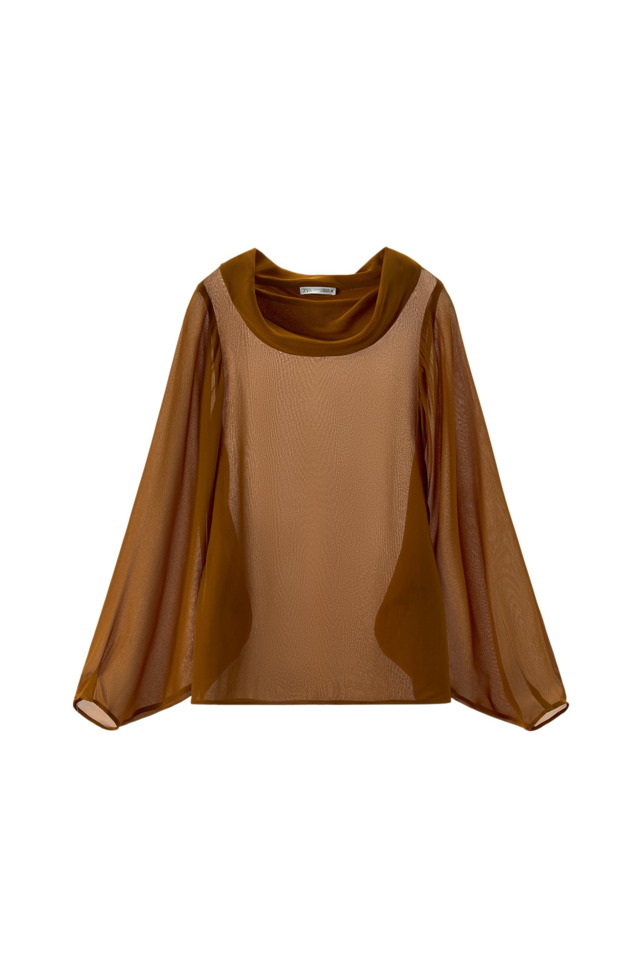 BLUSA MINIMAL ESCOTE FLUIDO